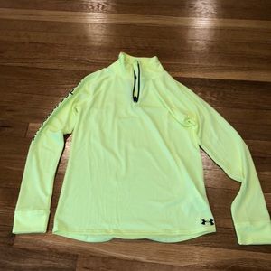 Neon yellow pullover